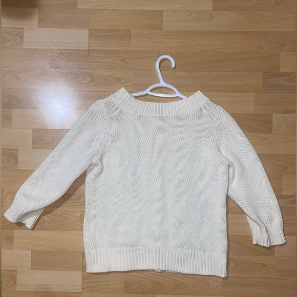Talbot White Chunky Knit Sweatshirt | SIZE: M - Picture 2 of 3